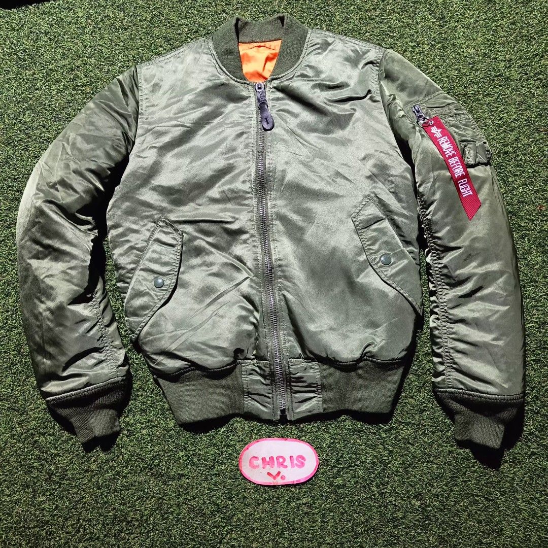 Alpha industries Ma1 bomber jacket on Carousell