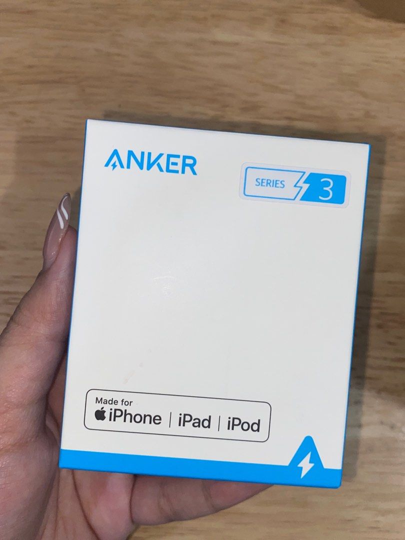 Anker Powerline II USB C to Lightning Cable (Category: Cables & Adaptors) located in Manila. Submitted by bambamkimchi (Listing ID 1230478686, Image 2). Description: - only opened never used - spare cable - standard 3ft / 0.9m rfs: decluttering.