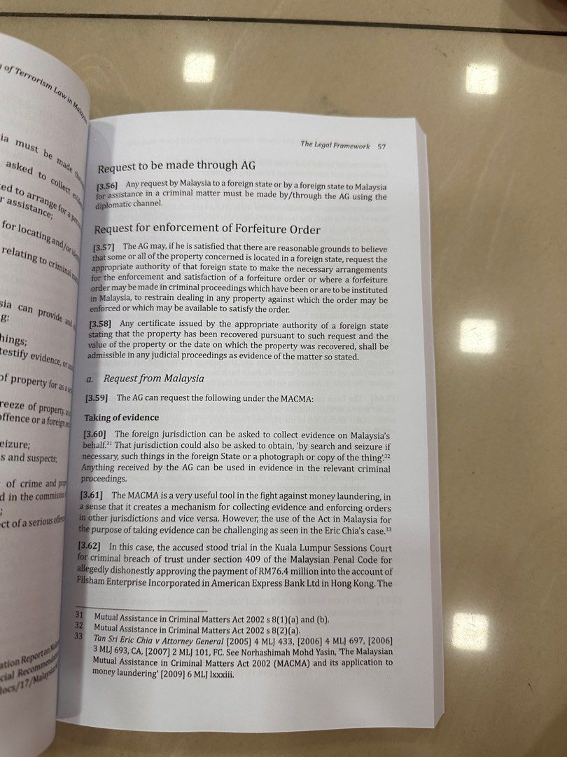 Anti money laundering and counter financing of terrorism law in