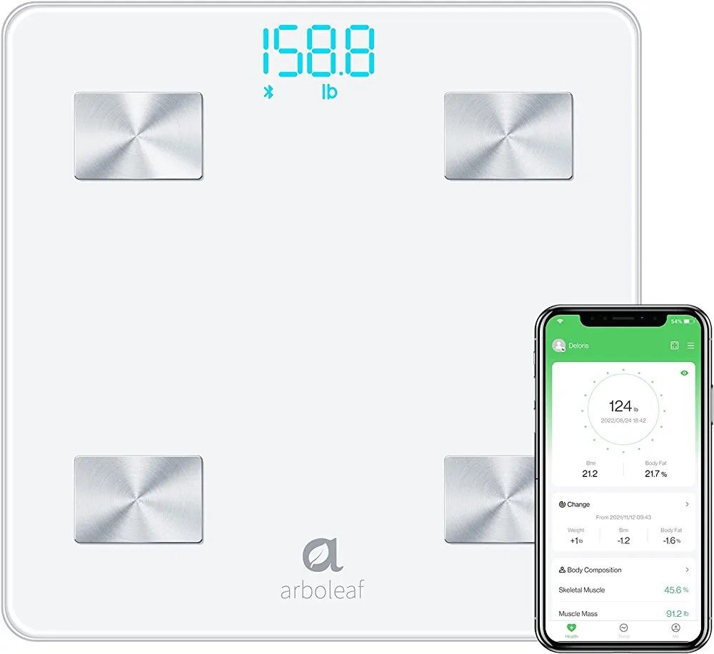 arboleaf Scale for Body Weight, Highly Accurate Weight Scale, Smart ...