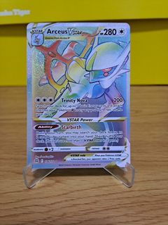 Arceus VSTAR 176/172 Rainbow Secret Rare Pokemon Card SWSH Brilliant S –  Vintage Action Figures