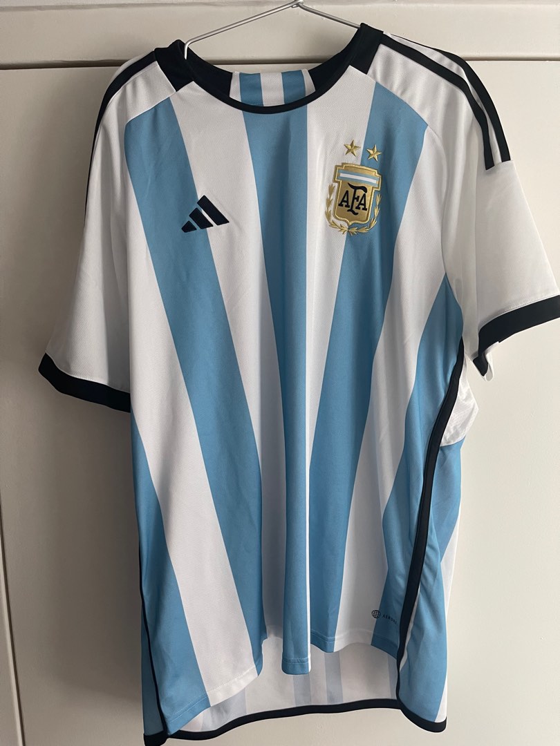 Argentina World Cup Jersey Authentic, Men's Fashion, Activewear on