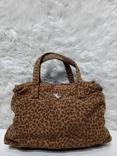 Authentic Bottega Leopard Veneta Handbag