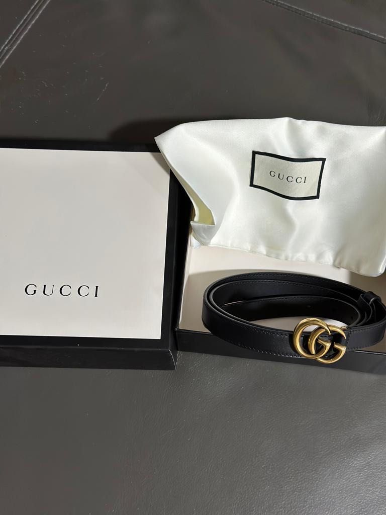 Authentic Small logo Gucci Belt Luxury Accessories on Carousell