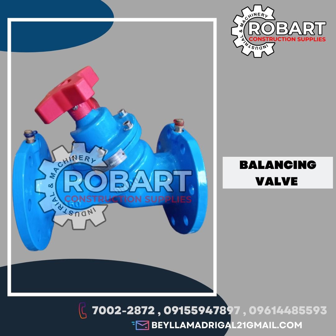 Balancing Valve for Chilled Water, Commercial & Industrial