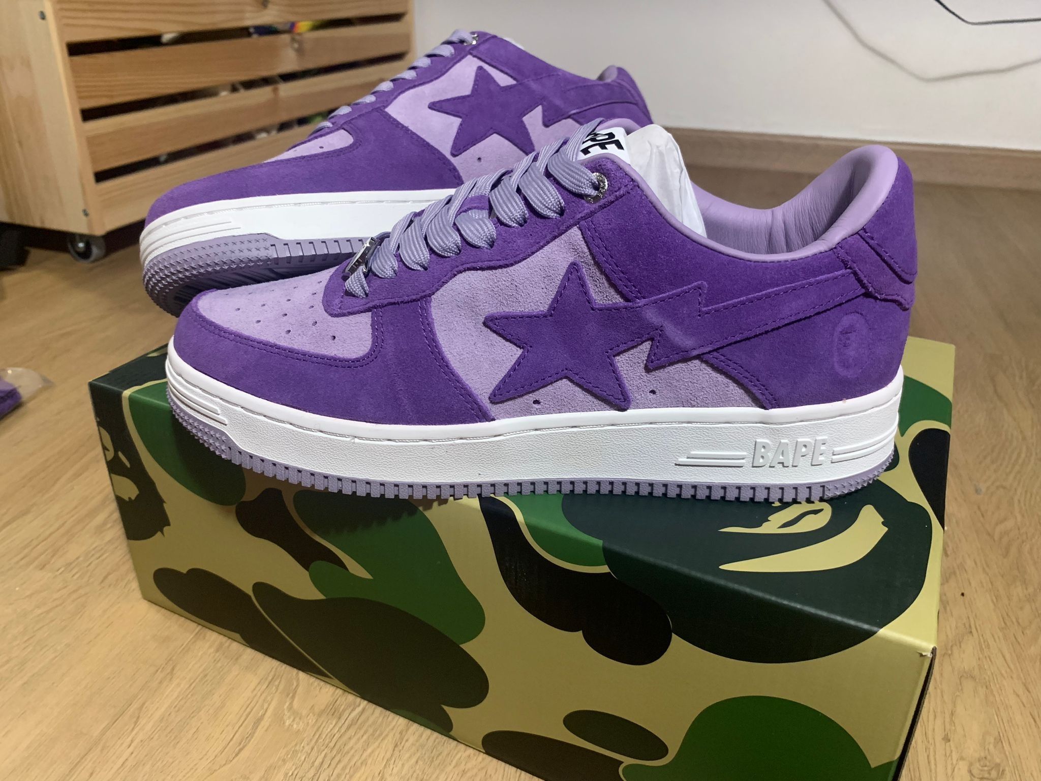 Purple bapestas clearance