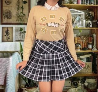 basty dool preppy light academia cottagecore coquette y2k longsleeves top