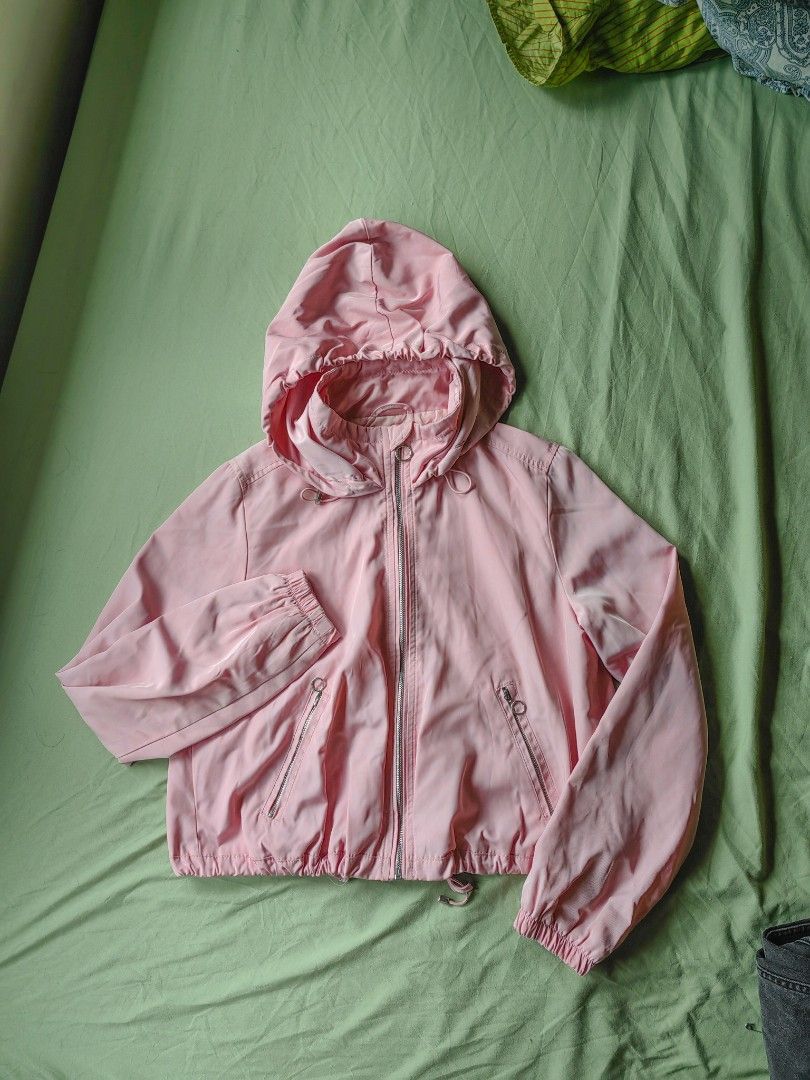 Bershka pink jacket discount
