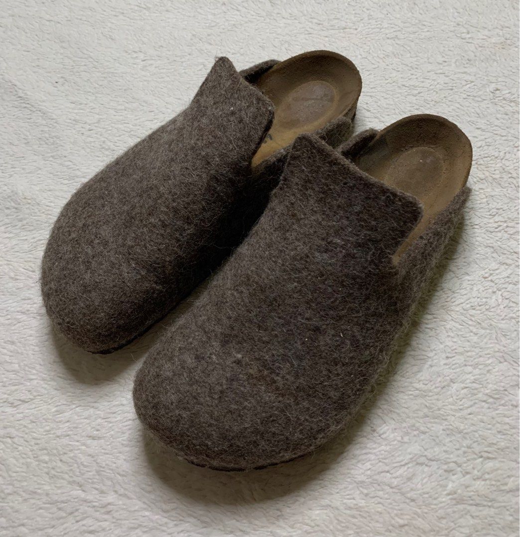 birkenstock wool clogs