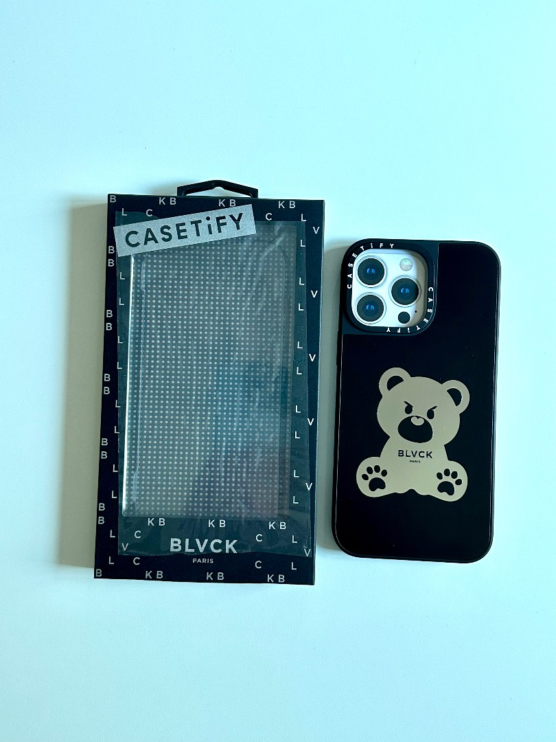 BLVCK Paris X CASETiFY BLVCK Evil Teddy Case 14 Pro Max 