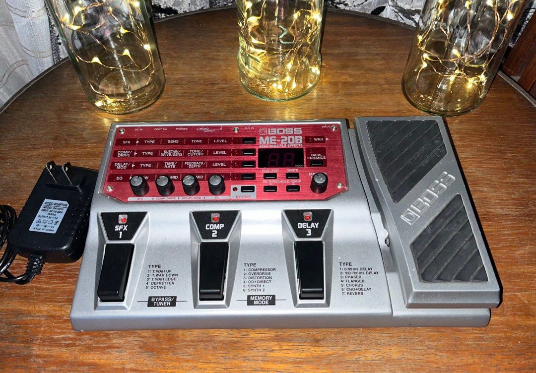 Boss ME60-B (Category: Musical Instruments) located in Makati City. Submitted by mike.bewer (Listing ID 1230458975, Image 1). Description: For Sale: Boss ME-20B Made in Taiwan Good condition. Almost new No box With power adaptor Play it hard, funky, rock, metal! This pedal got you covered. 🤘🏼😎🎸.