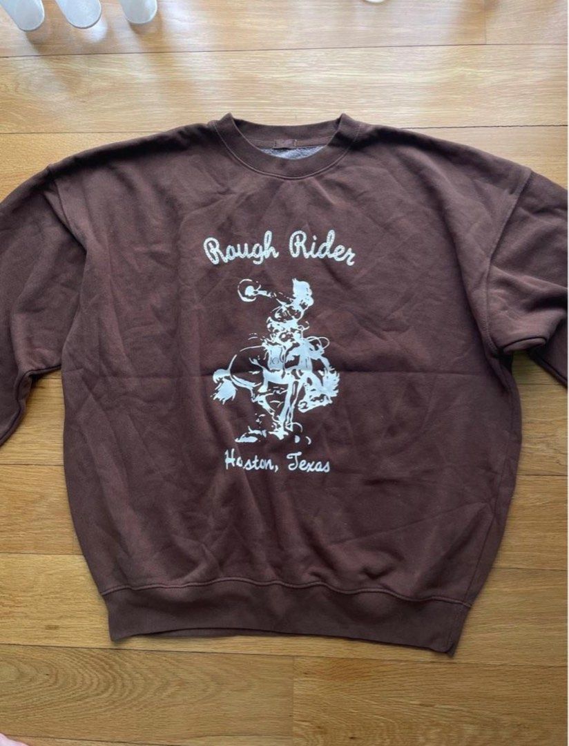 Brandy Melville Rough Rider Erica Sweatshirt Pullover