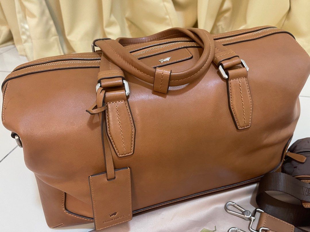 Braun buffel travel top bag