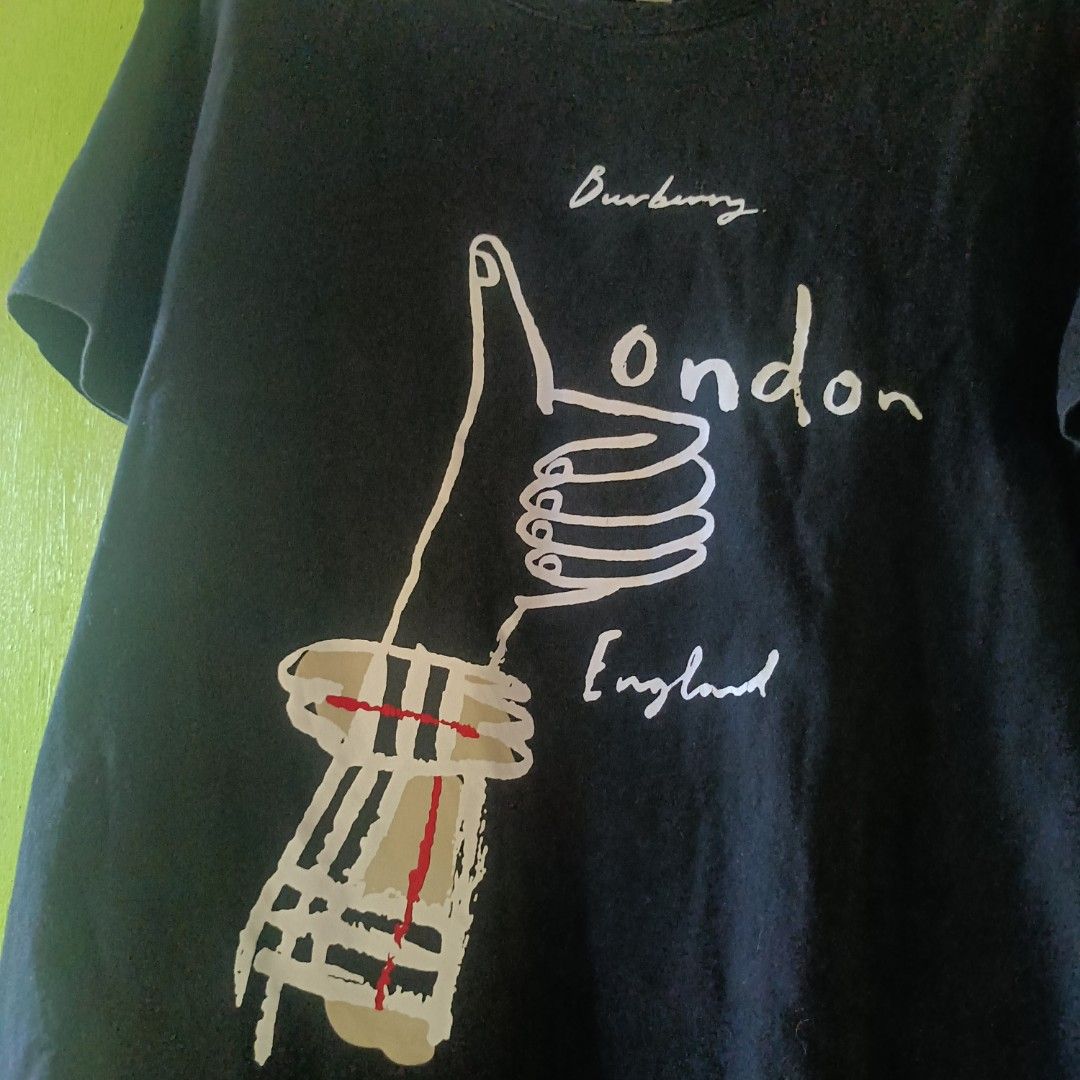 Burberry thumbs cheap up shirt