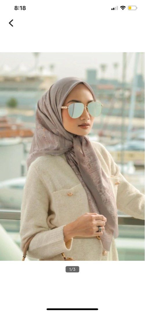 Buttonscarves- The Journey Square (small- Seoul), Women's Fashion, Muslimah  Fashion, Hijabs on Carousell