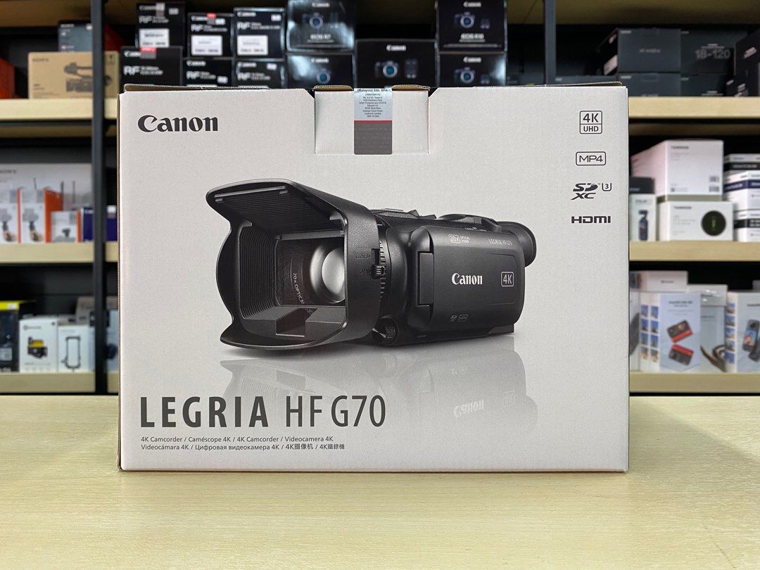 Cámara de video Canon Vixia HF G70 UHD 4k