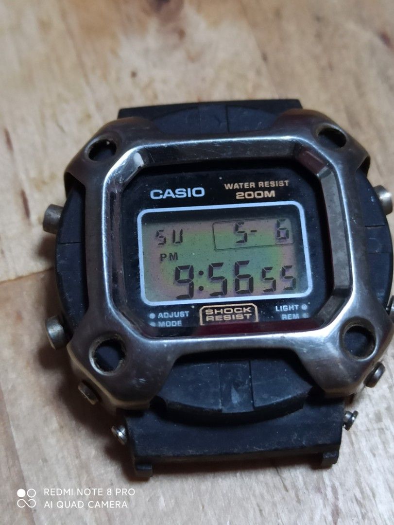 CASIO G SHOCK DW 6400燈膽仔高達頭市场少有中古絕版made in japam