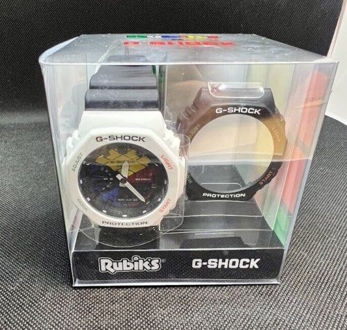 CASIO G-SHOCK x RUBIK'S 聯名款限量魔術方塊GA-2100 series GAE