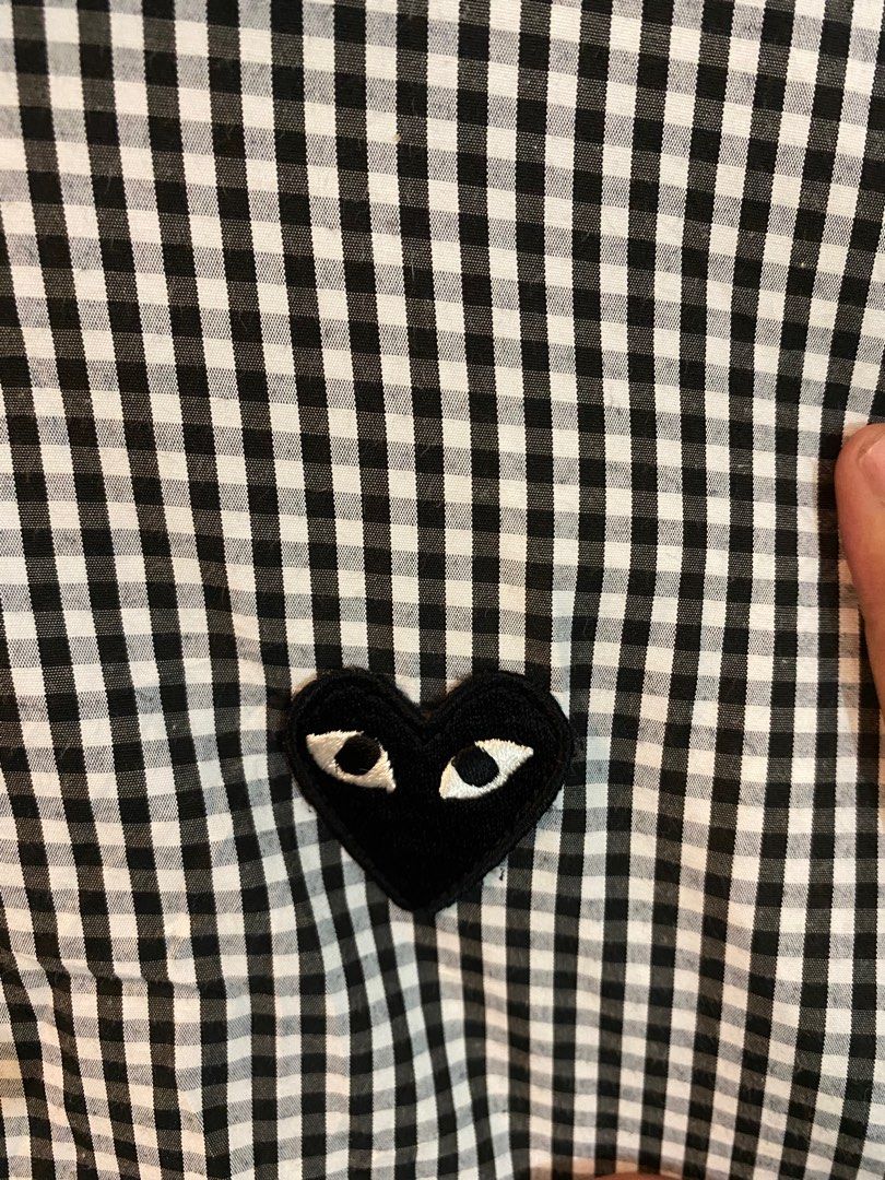 cdg play dress shirt