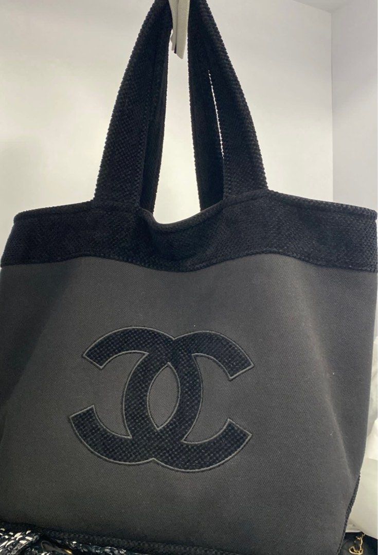 Chanel CC Beach Towel Cotton Tote Bag  Handbag Spa  Shop