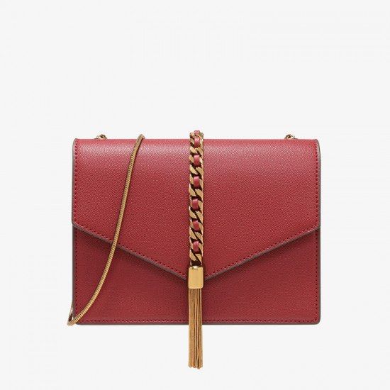 Charles Keith Fashion Tassel Shoulder Bag Red Up To 60% Off