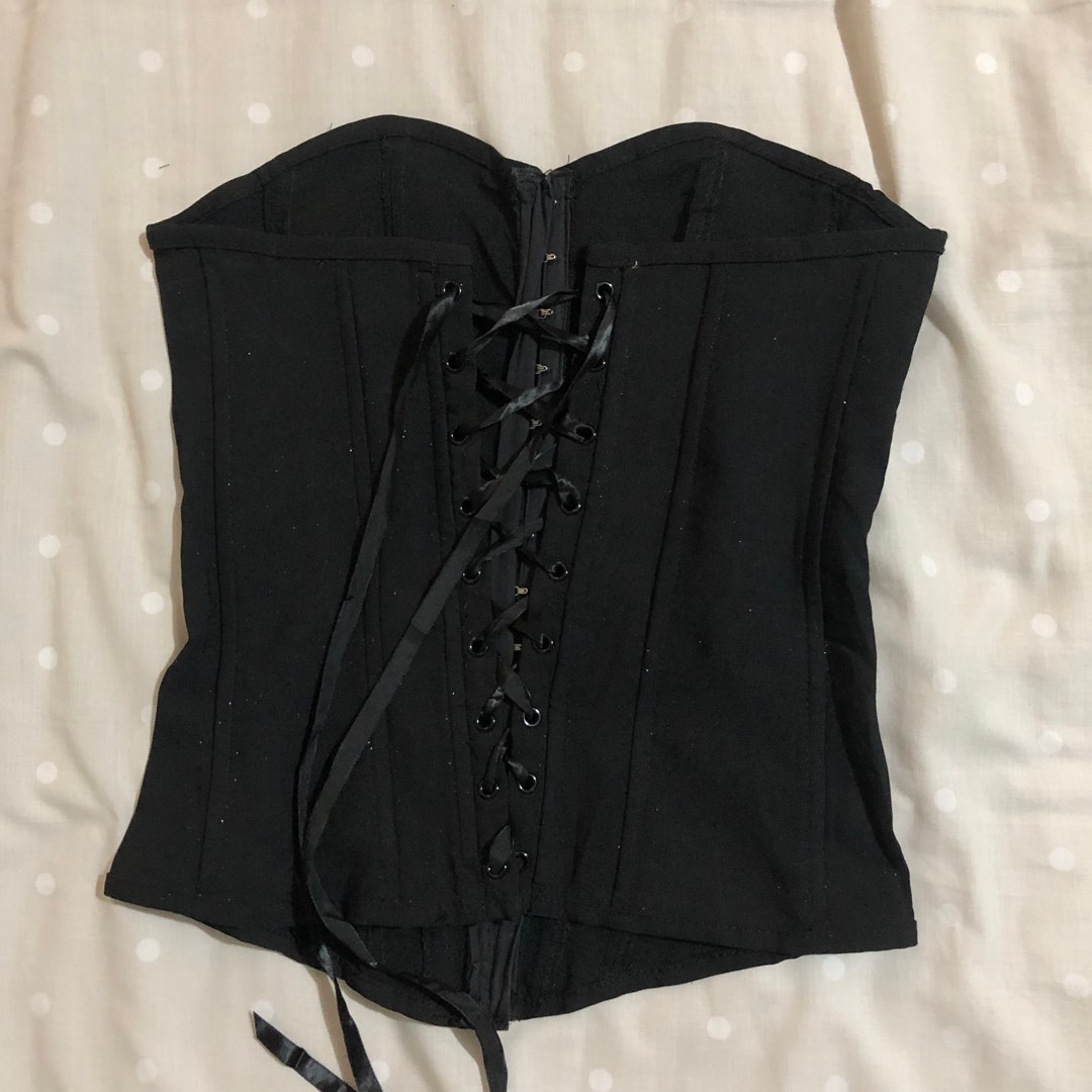 Charlotte Russe Black Corset on Carousell