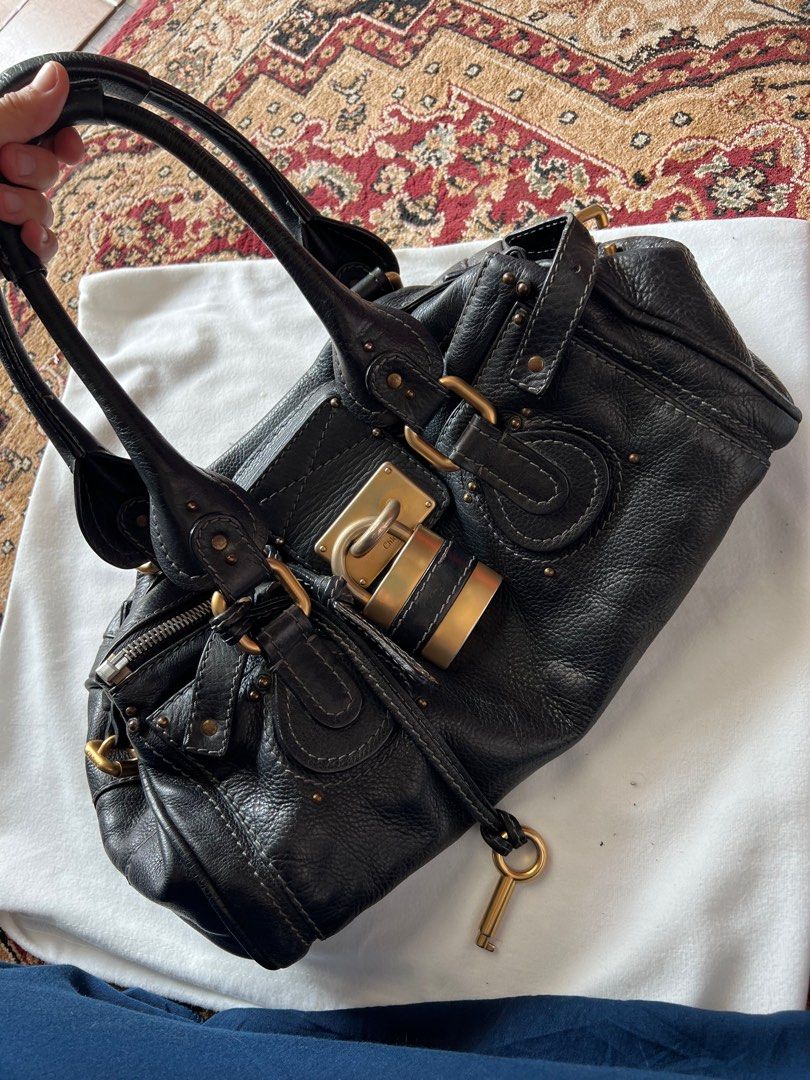 Chloe leather paddington discount bag