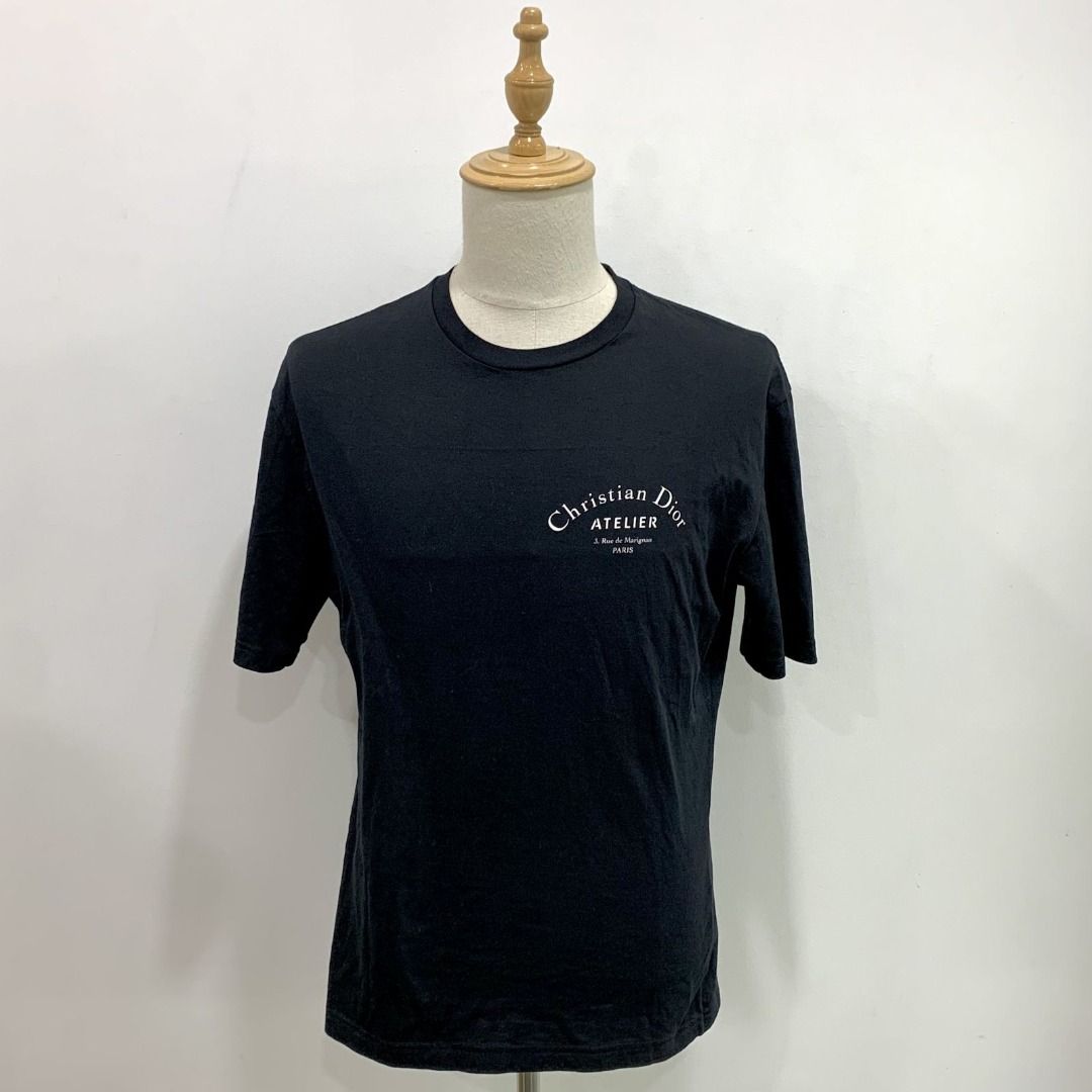 Apparel Tee Shirt Atelier Christian Dior CHRISTIAN DIOR BLACK