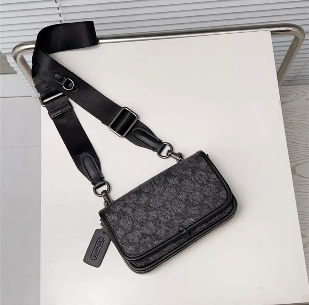 Sling Bag Coach Lelaki, Men's Fashion, Bags, Sling Bags on Carousell