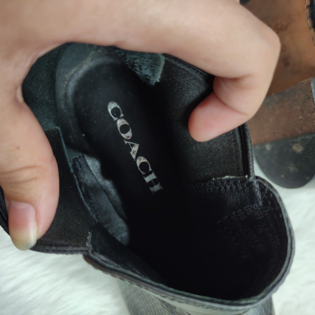 Coach Shoes Suffolk Patchwork Bootie Black Luxury Sneakers