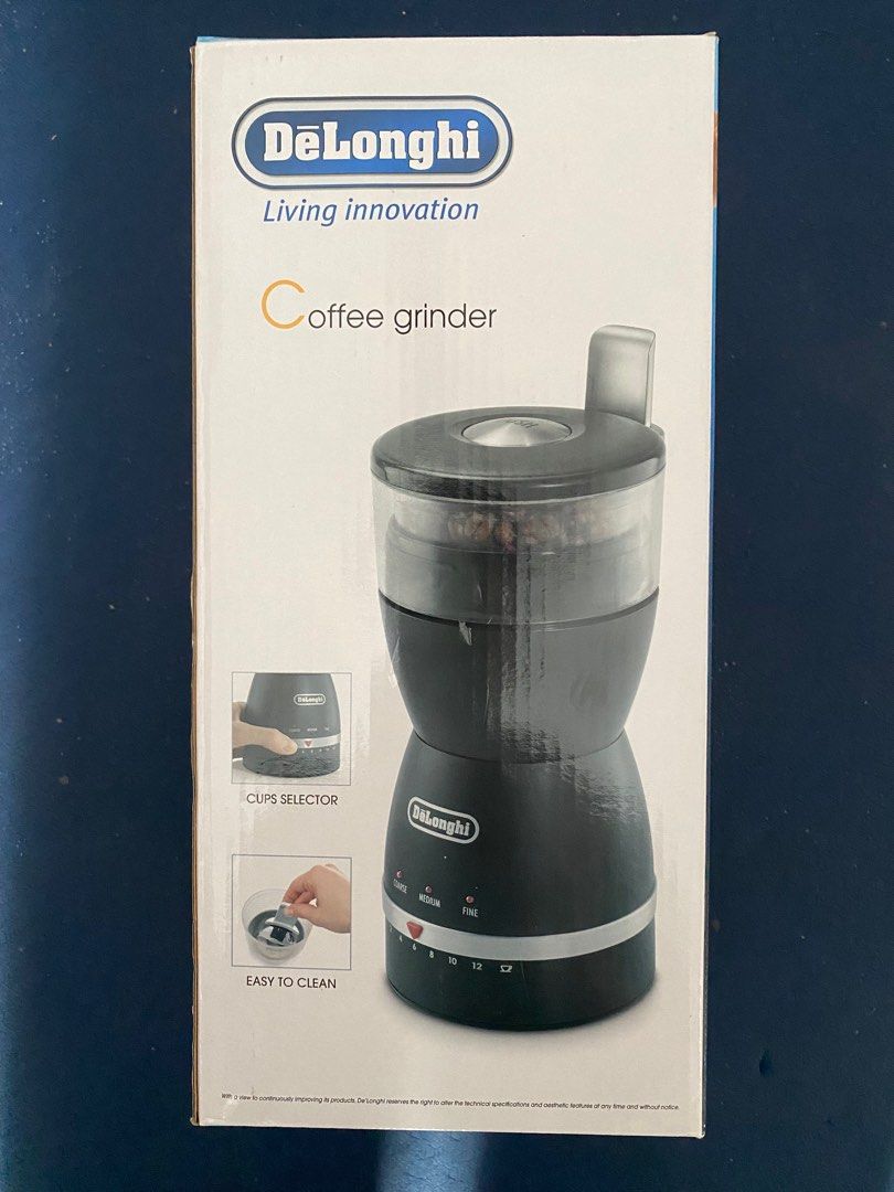 Delonghi Coffee Grinder (Black) KG49 , TV & Home Appliances, Kitchen
