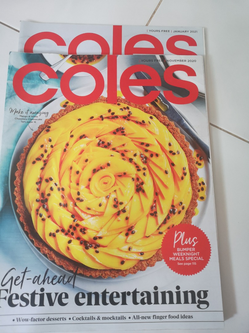 coles magazines + recipes, Hobbies & Toys, Books & Magazines, Magazines