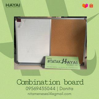 Combination board white + cork board