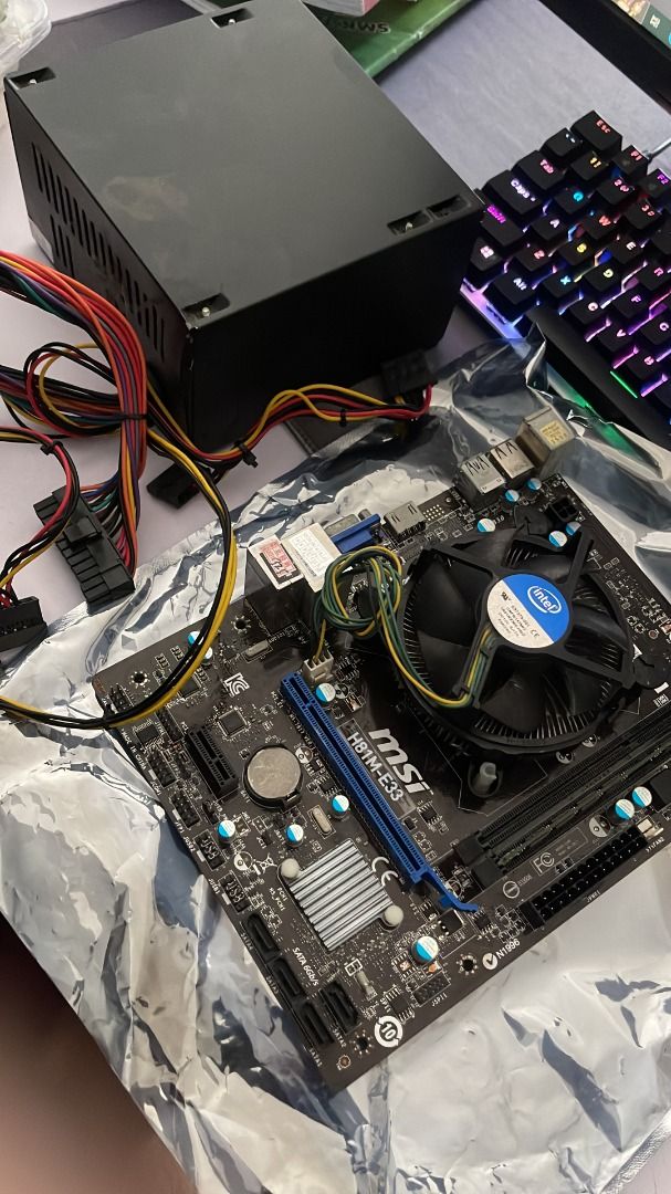 combo motherboard+cpu+ram+psu, Computers & Tech, Parts & Accessories