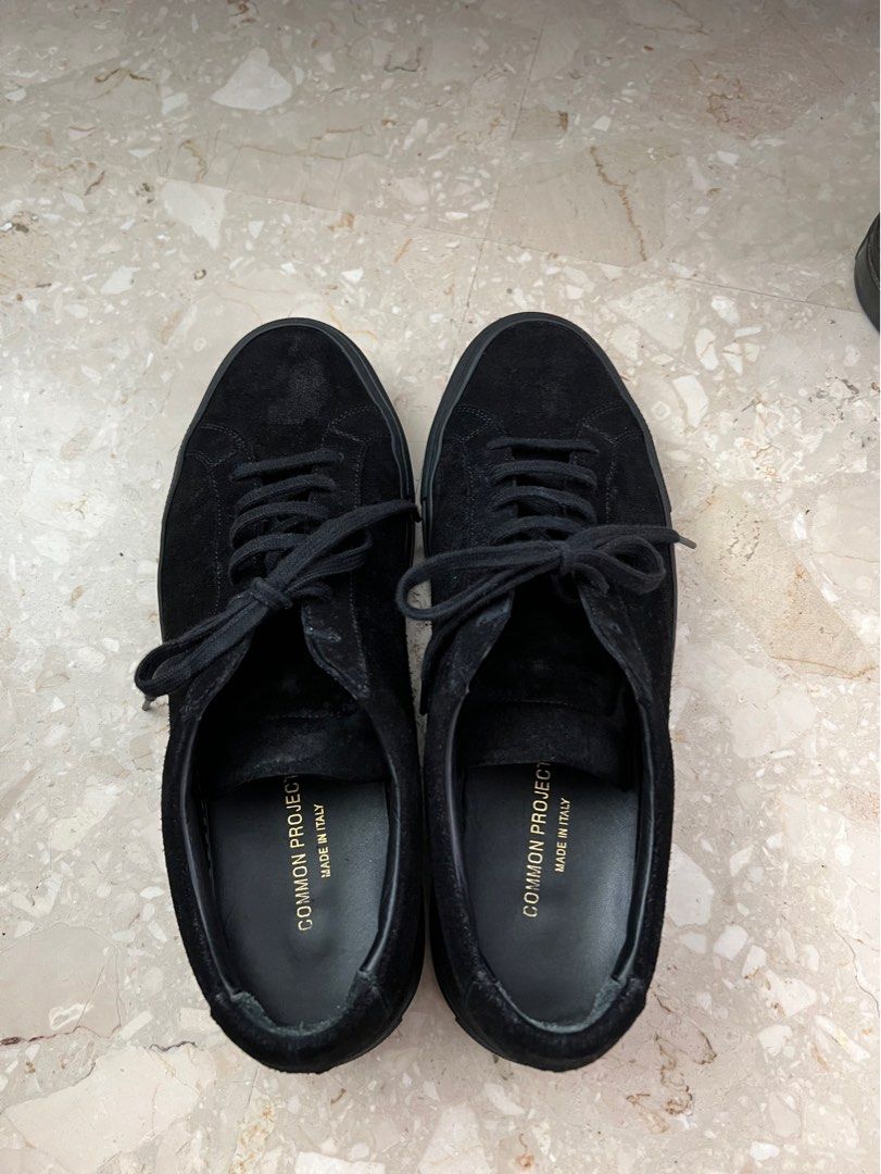 Common projects black sales suede