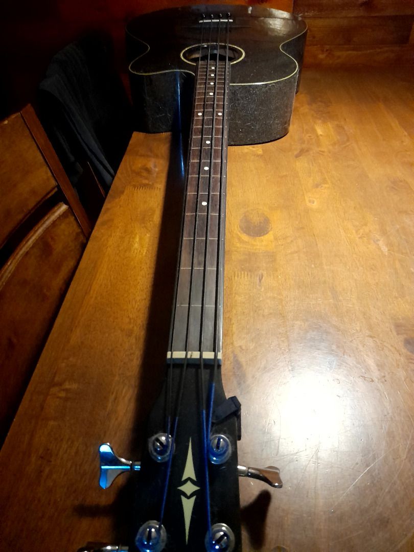 Cort Fretless Acoustic Bass AB850F + Case on Carousell
