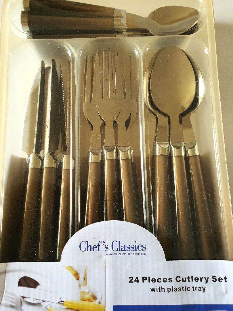Cutlery Set (Chef's Classic), Furniture & Home Living, Kitchenware