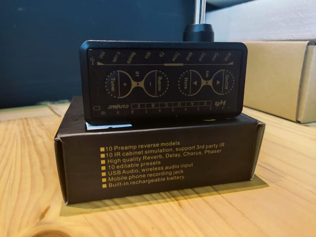 Cuvave Guitar Multi-Effects Headphone Amplifier - H8, Hobbies & Toys ...