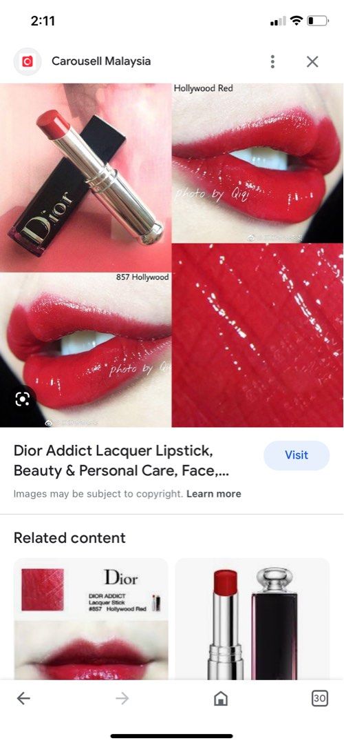Son Dior Addict Rouge Brillant Couleur Intense 976 Be Dior  Màu Hồng Cánh  Sen  Vilip Shop  Mỹ phẩm chính hãng