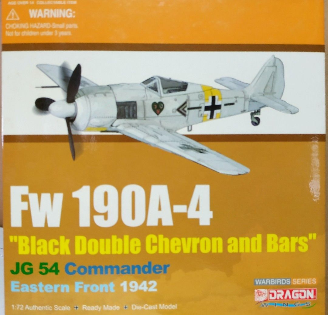 Dragon Warbirds 1 72 Fw 190a Luftwaffe Jg 54 Grunherz Hannes Trautloft