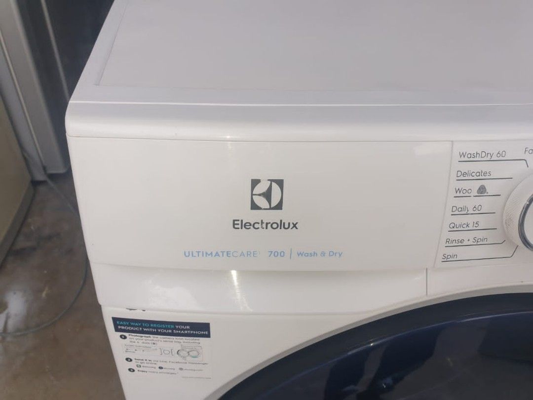 Electrolux 2in1 hot washer plus dryer 7/5kg, TV & Home Appliances