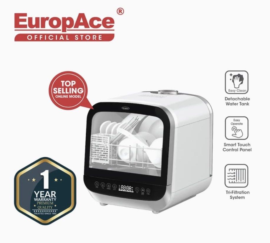 Europace best sale dishwasher review