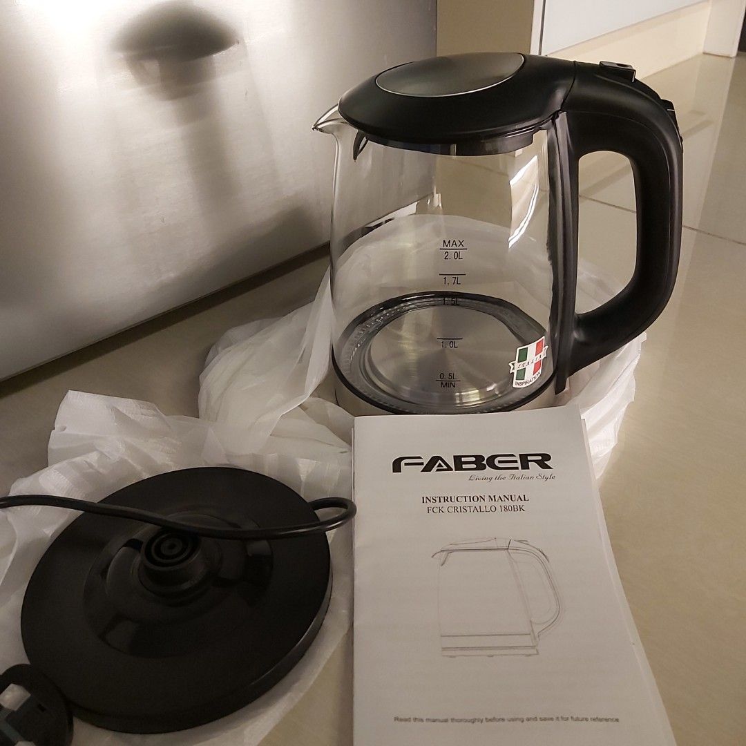 Faber glass kettle
