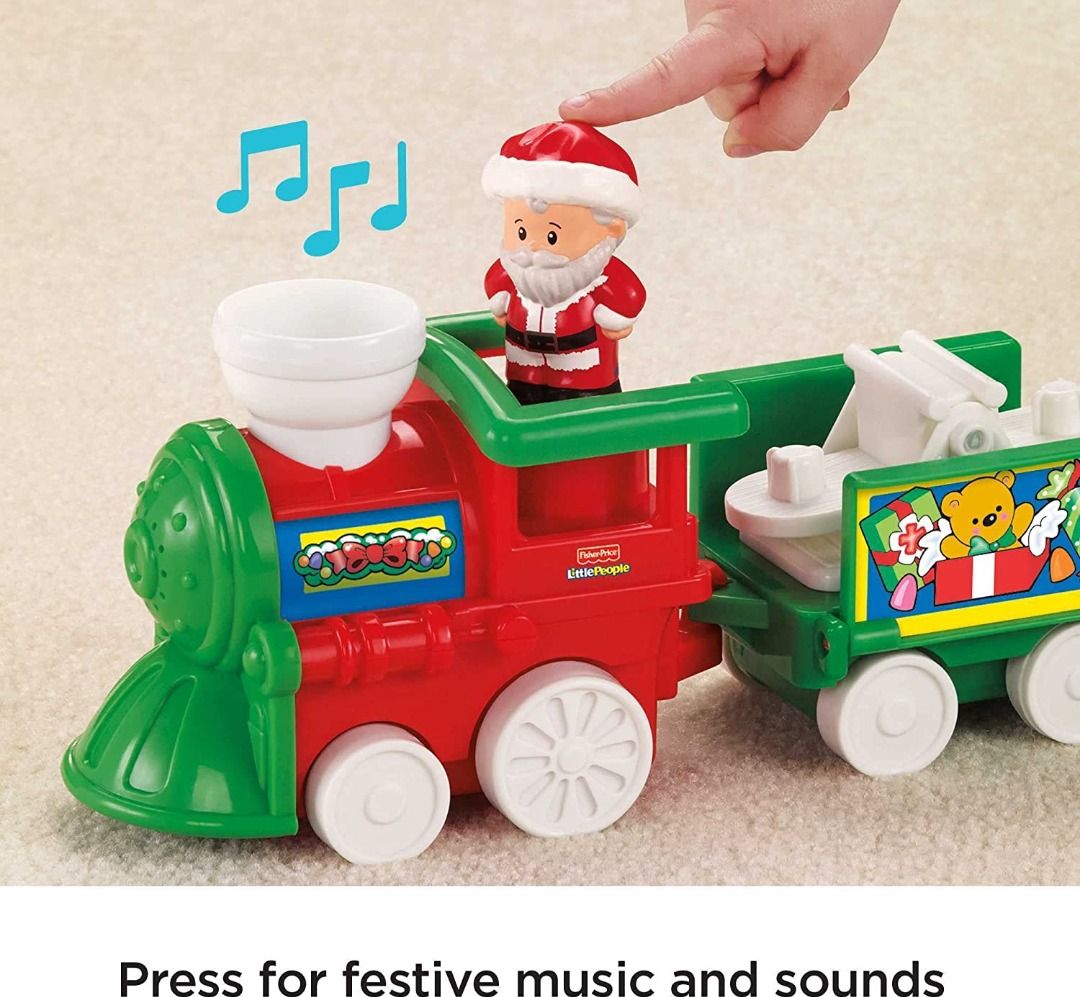 Fisher price little people christmas train top
