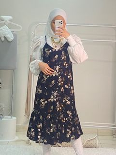 Floral Korean Jumpskirt