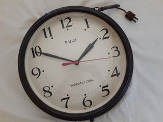FUJI Vintage Wall Clock Electric