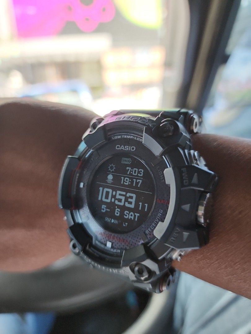 G shock rangeman carbon fiber top