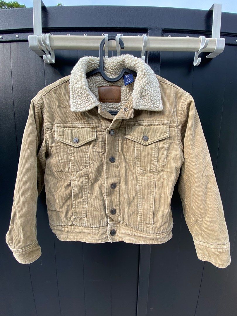 Gap corduroy outlet sherpa jacket