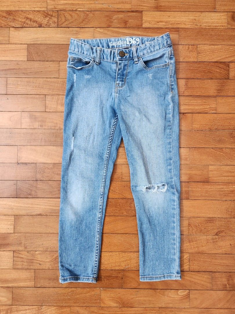 Gap Kids Comfy Denim Skinny Jeans Regular Size 8 Adjustable Waist