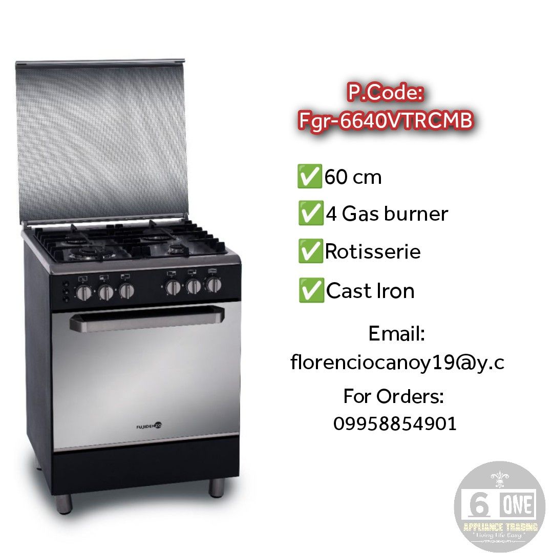 GAS RANGE FUJIDENZO 50CM/60CM/90CM, TV & Home Appliances, Kitchen